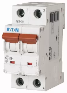Eaton Leitungsschutzschalter, 4 A, 2p, Charakteristik: C 236268