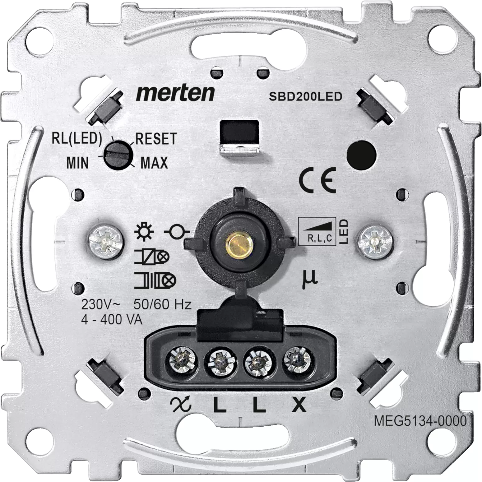 Merten Universal-Drehdimmer-Einsatz für LED-Lampen MEG5134-0000