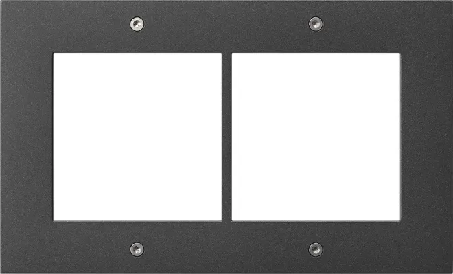 Gira Designrahmen 2f Türstation AP Gira TX_44 Anthrazit 850267