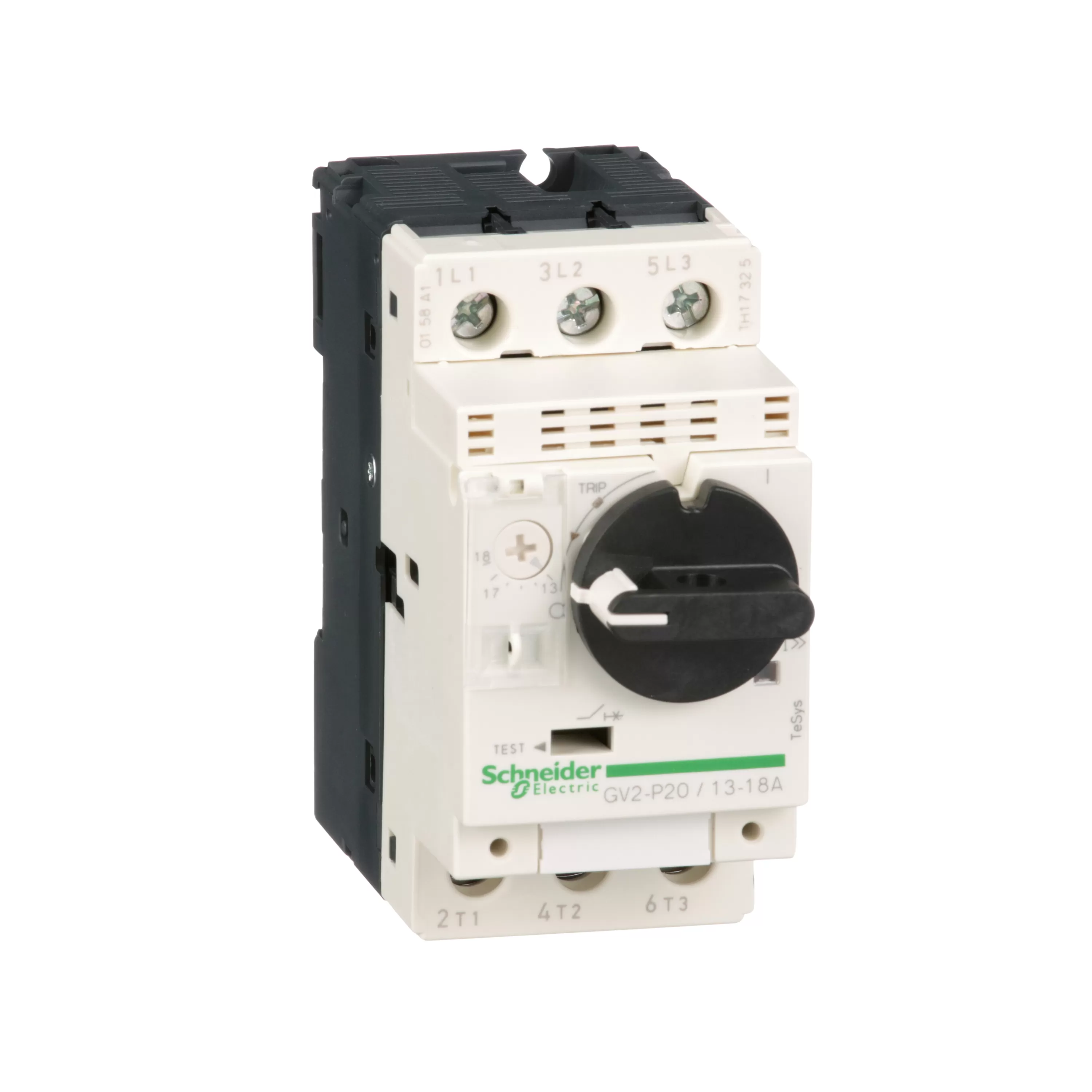 Schneider Electric Motorschutzschalter, 3p, 13-18A, Drehantrieb, Schraubanschluss GV2P20