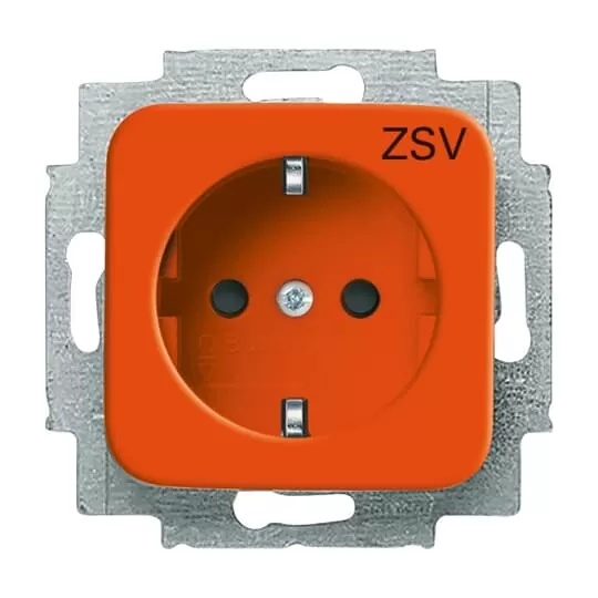 Busch-Jaeger 20 EUC-14-212-102 | SCHUKO® Steckdosen-Einsatz mit Aufdruck