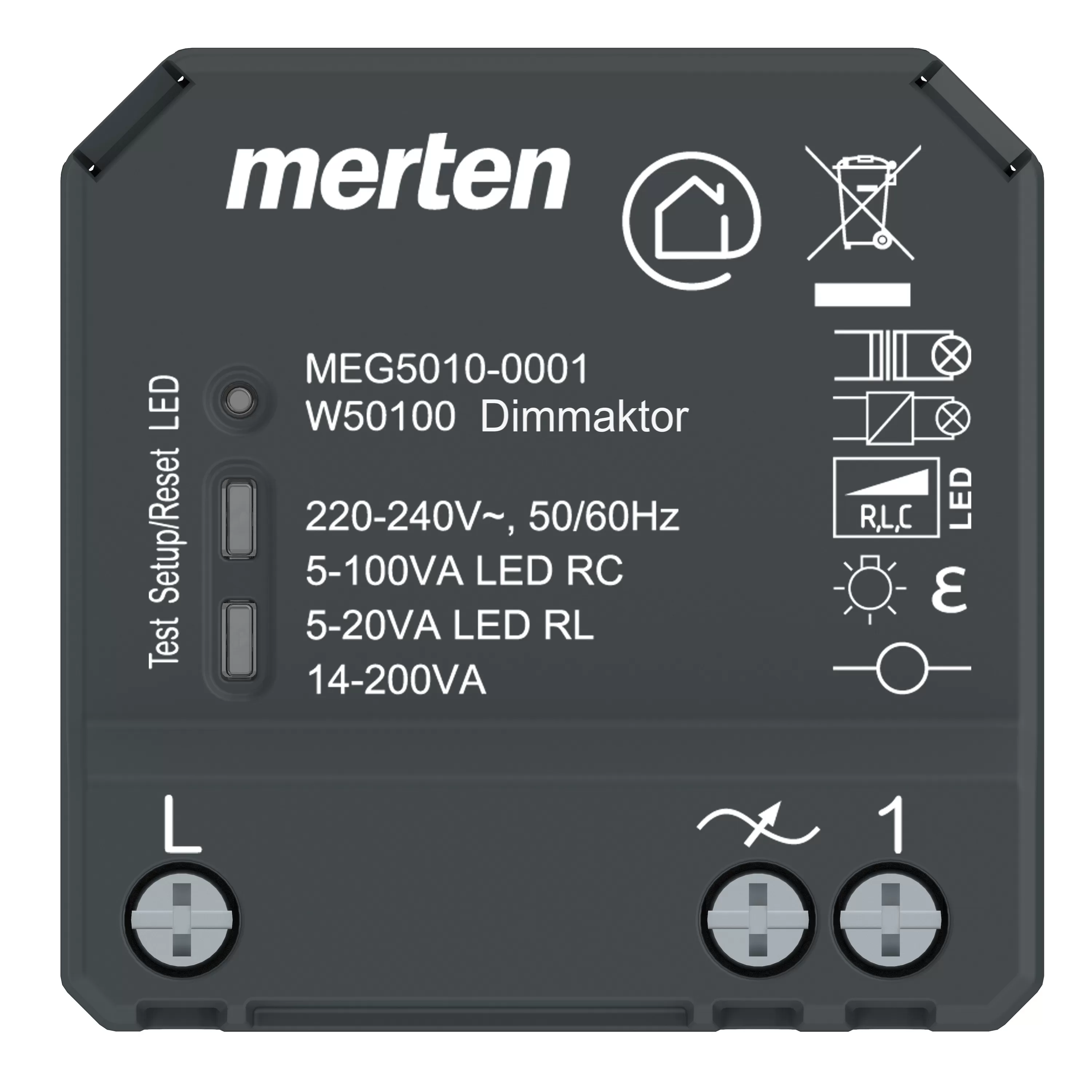 Merten Wiser Dimmaktor 1fach UP MEG5010-0001