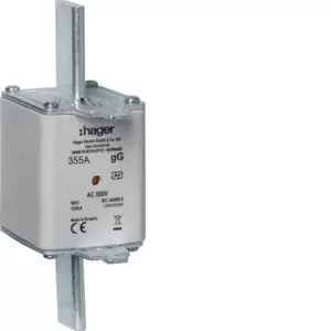 Hager NH-Sicherung NH3C gG 500V 355A K-Melder LNH3355M