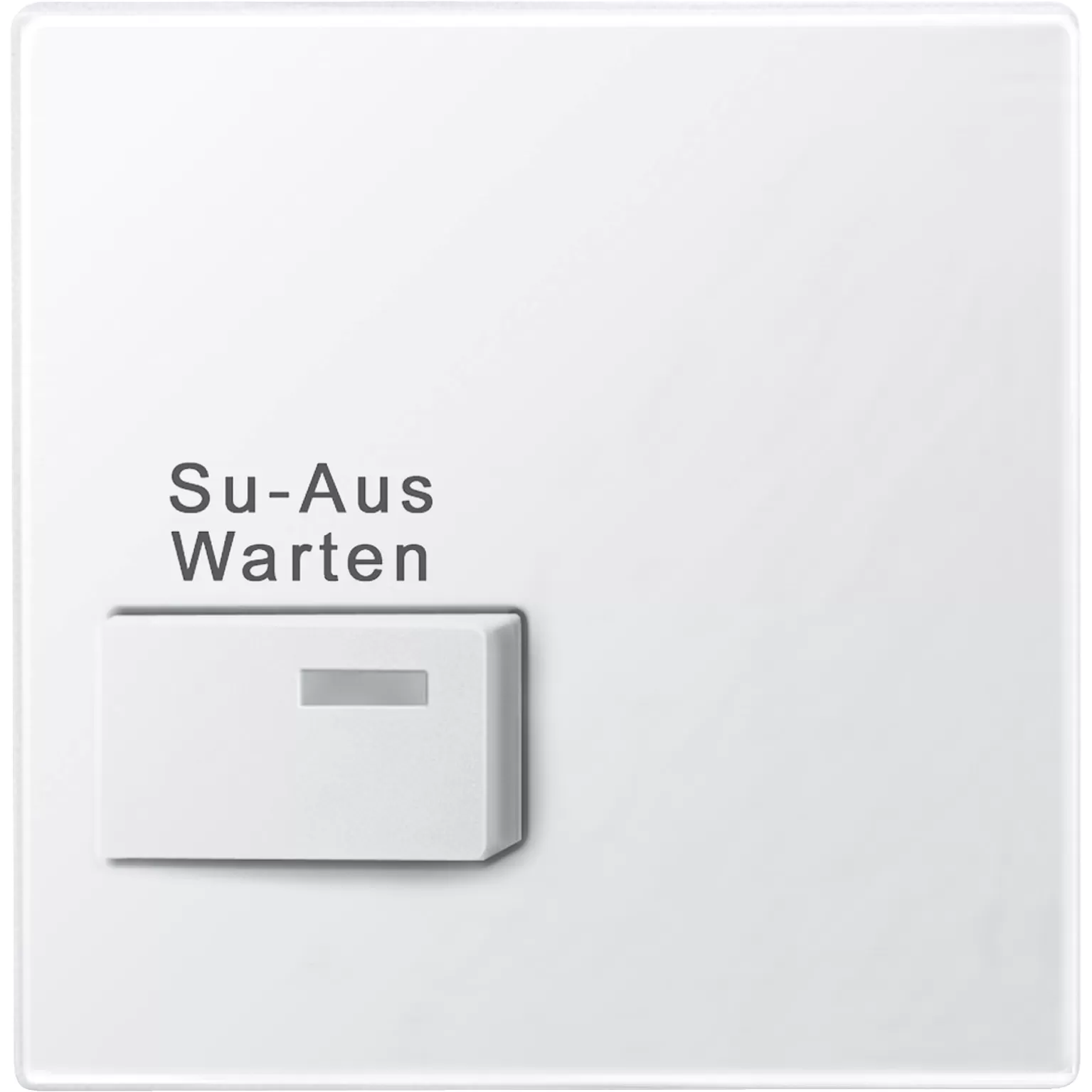 Merten Zentralplatte für Dienstzimmer-Anzeigeeinheit, polarweiß glänzend, System M 452319