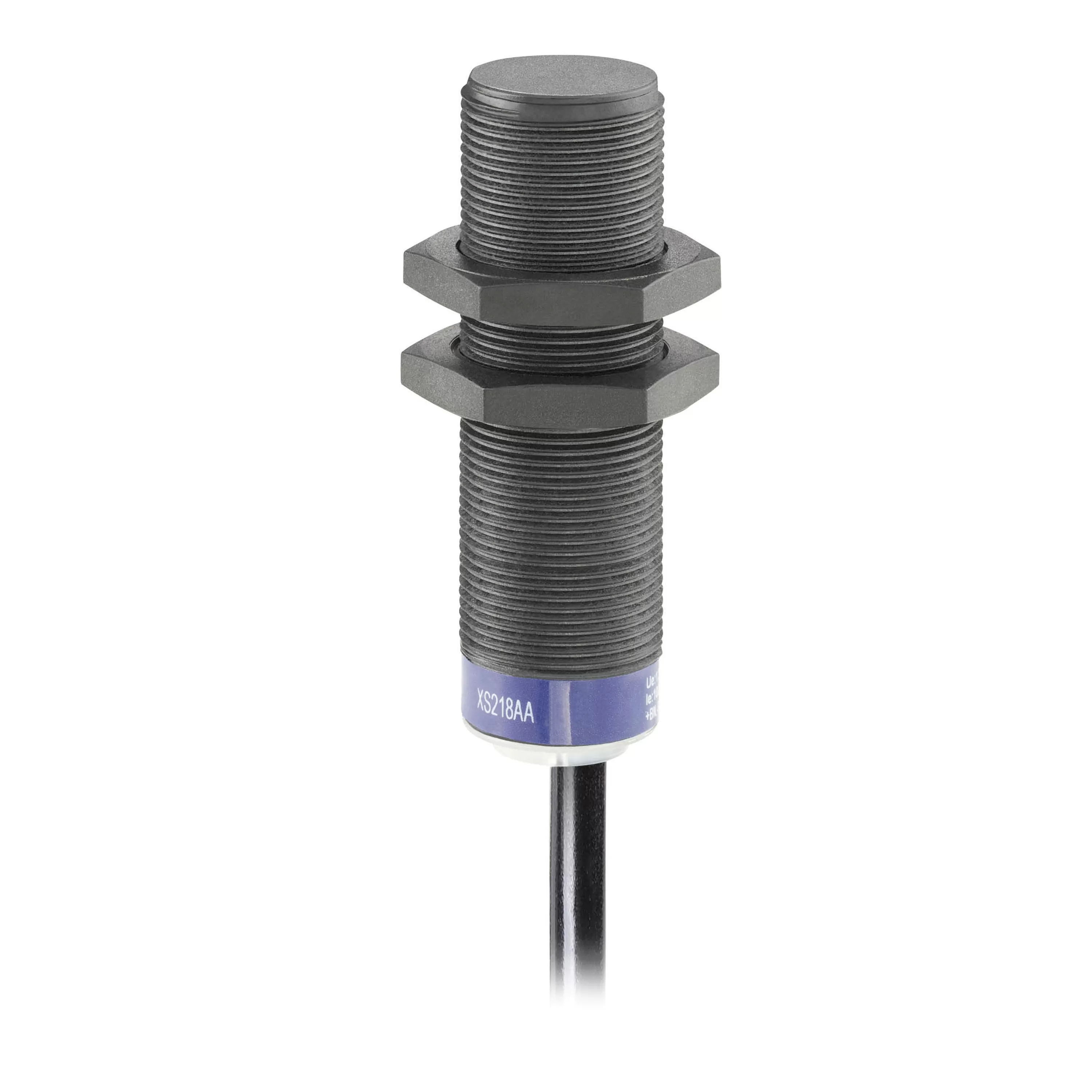 Yageo XS2-Indu. Näher.sch. M18, L60 mm, PPS, Sn 12 mm, 12-48 V DC, 2 m Kabel XS218AANAL2