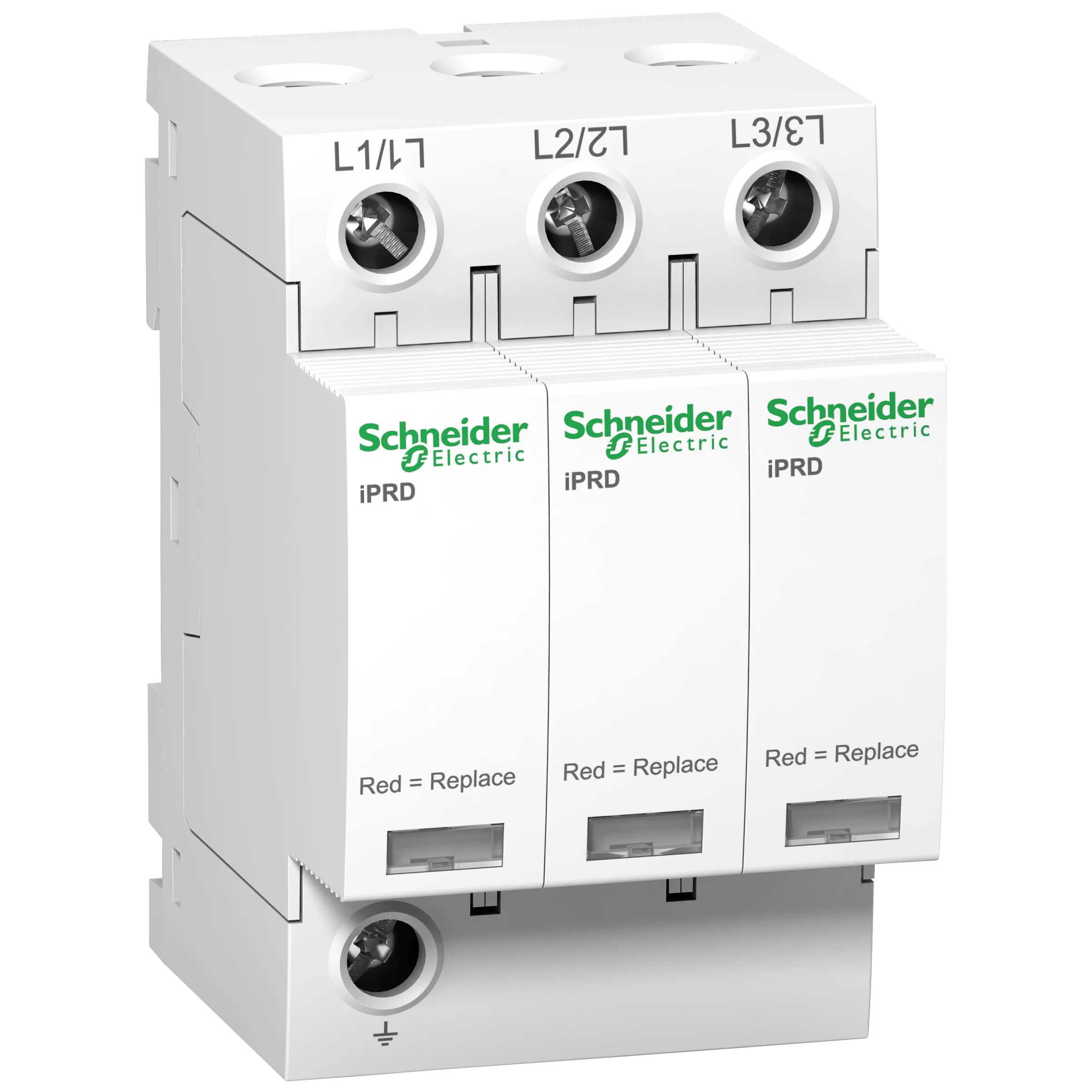 Schneider Electric Überspannungsabl. iPRD40r, Typ 2, Steckbare Schutzmodule, 3P, Imax 40kA A9L40301