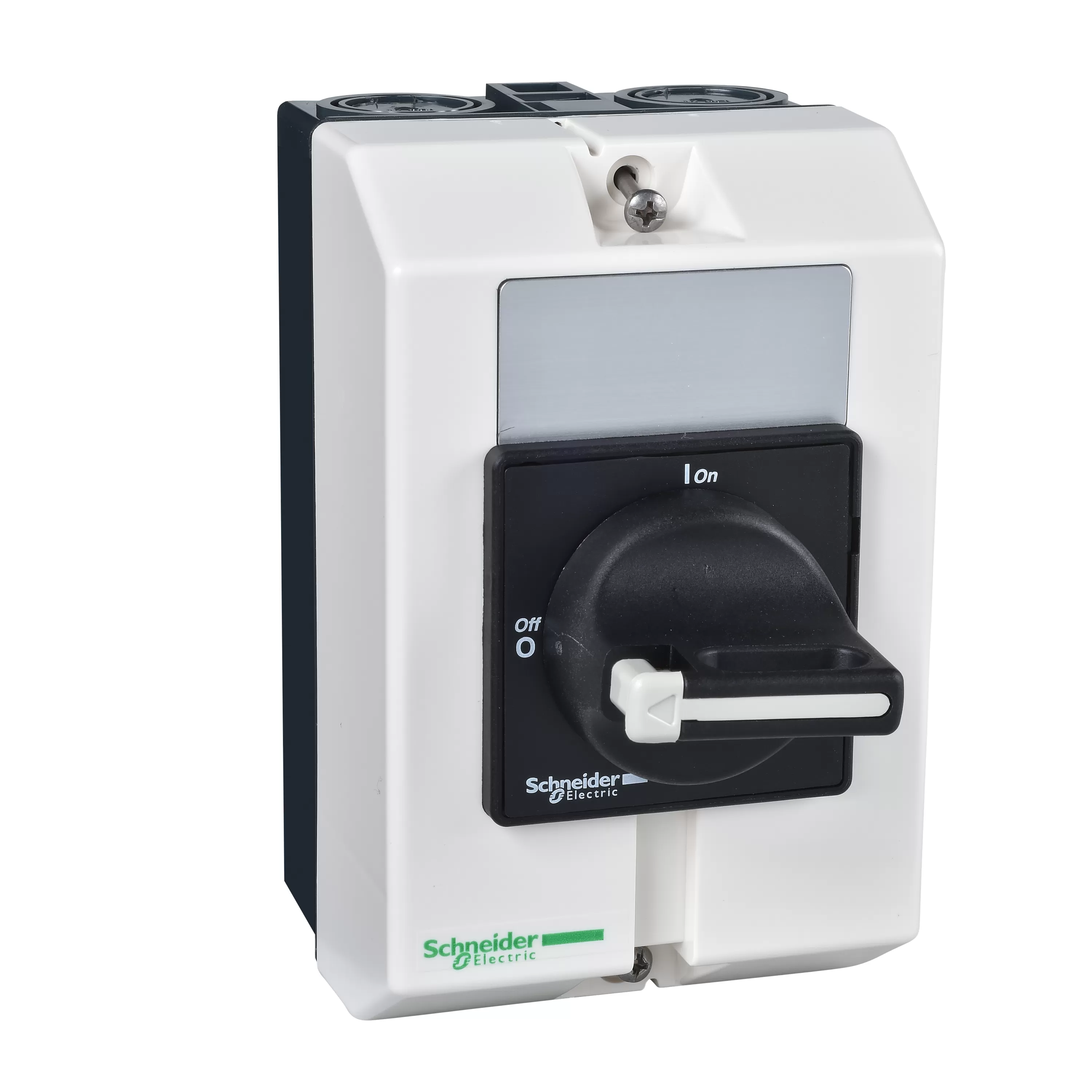 Schneider Electric Hauptschalter, 3p, 690V, 25A, +Aufbaugehäuse, Griff schwarz abschließbar VBF1GE