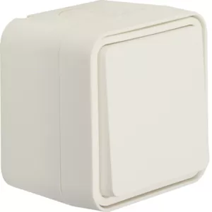 Berker Wechselschalter AP W.1 polarweiß 30763502
