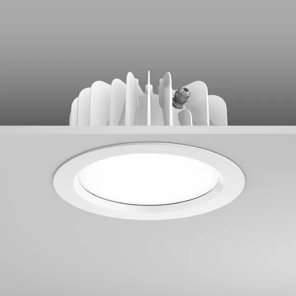 RZB Ledona ECO Round, 30 W, 2250 lm, 840, weiß, Phase-cut Einbau-Downlights, D 230 H 2, 110° 901454.002.1