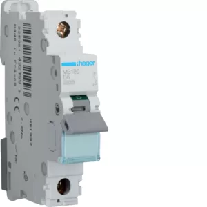 Hager LS-Schalter 1polig B-6A 25kA 1M ÜK4 MB199