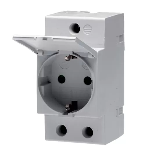 ABB M1175-C SCHUKO-Steckdose mit Klappdeckel 2CSM211000R0721