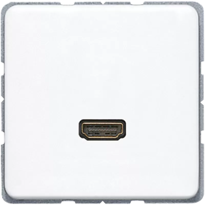 Jung Multimedia-Anschlusssystem HDMI, Serie CD, alpinweiß MACD1112WW