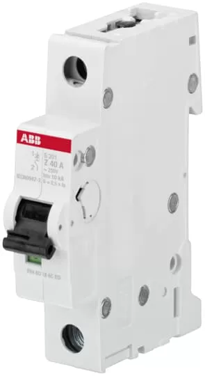 ABB S201-Z1.6 Sicherungsautomat Z-Char., 6 kA, 1.6 A, 1P 2CDS251001R0258