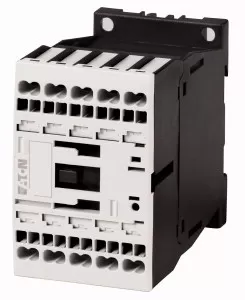 Eaton Leistungsschütz, 3-polig, 380 V 400 V 3 kW, 1 S, 230 V 50 Hz, 240 V 60 Hz, Wechselstrombetätigung, Federzugklemmen 277389