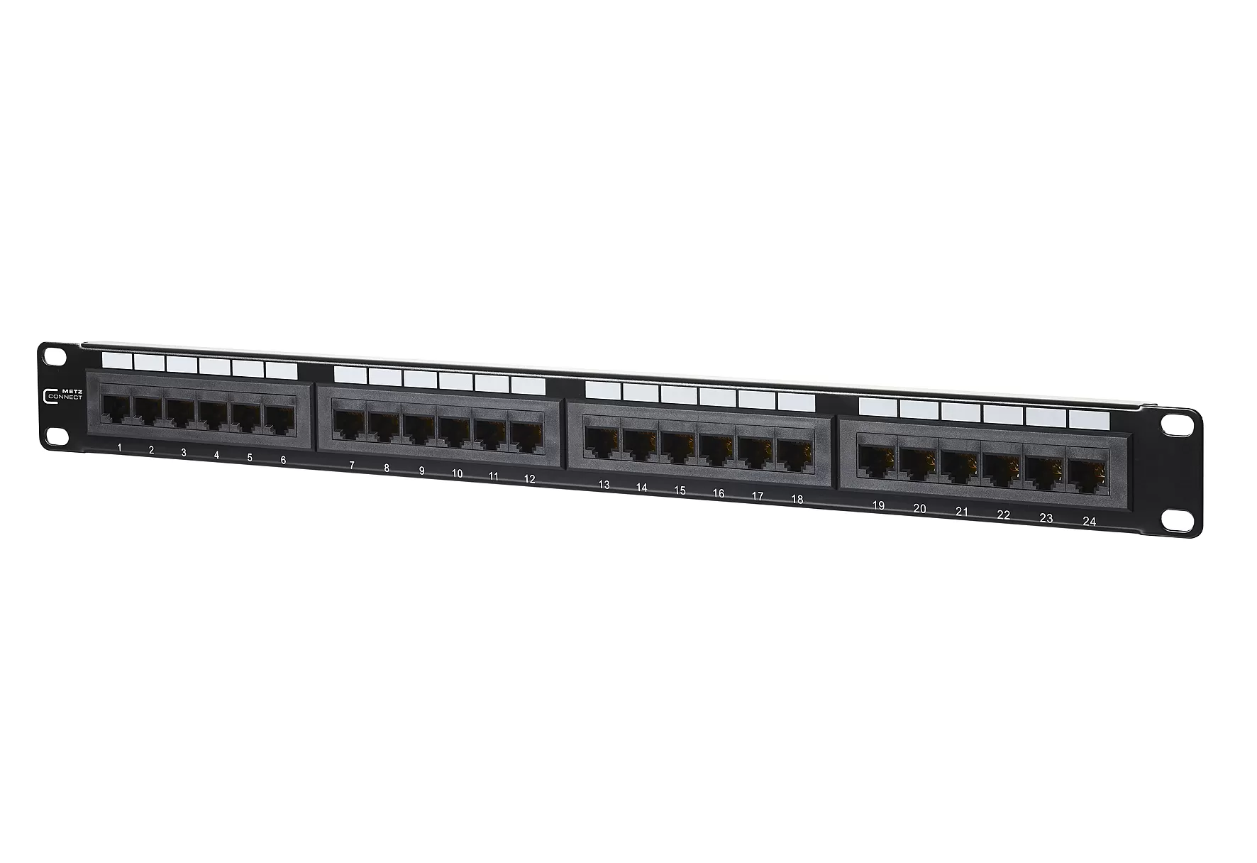 Metz Connect UTP 24 Port 1HE LSA Cat.6 Patchfeld 130A10-AP29-E