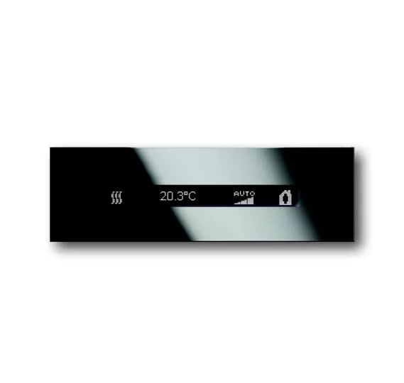 Busch-Jaeger 6351/08-825 | Abschlussleiste oben mit Infodisplay, RTR, IR-Empfänger und Näherungssen Busch-priOn®