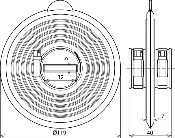 Dehn Dichtmanschette mit Druckwasserprüfung bis 1 bar für Fl 30x3,5mm 478599