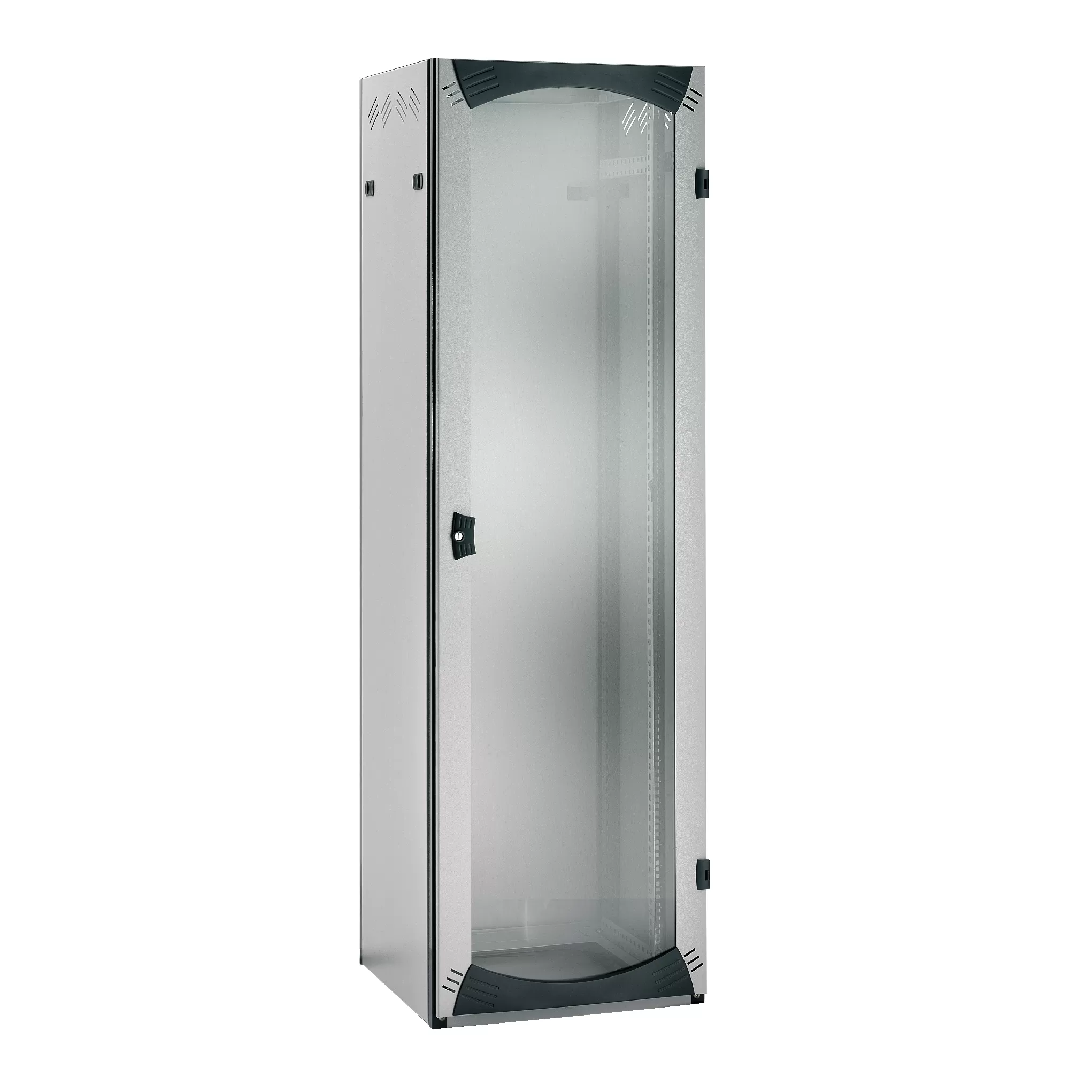 Schneider Electric Kabel-Rack, bodensth. 24HE B600 T600 befestigt 19 Glastür R7035 NSYVDA24U66B