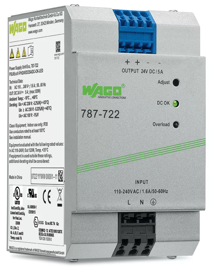WAGO Stromversorgung;Eco;1-phasig 787-722