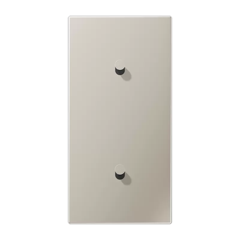 Jung Abdeckung mit Kipphebel, Kegel, 2fach, 2 x 1 Kipphebel, senkrecht, Serie LS 1912, Edelstahl ES12-20K1