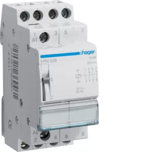 Hager Fernschalter 2S + 2Ö 24V AC 12V DC 16A EPN528