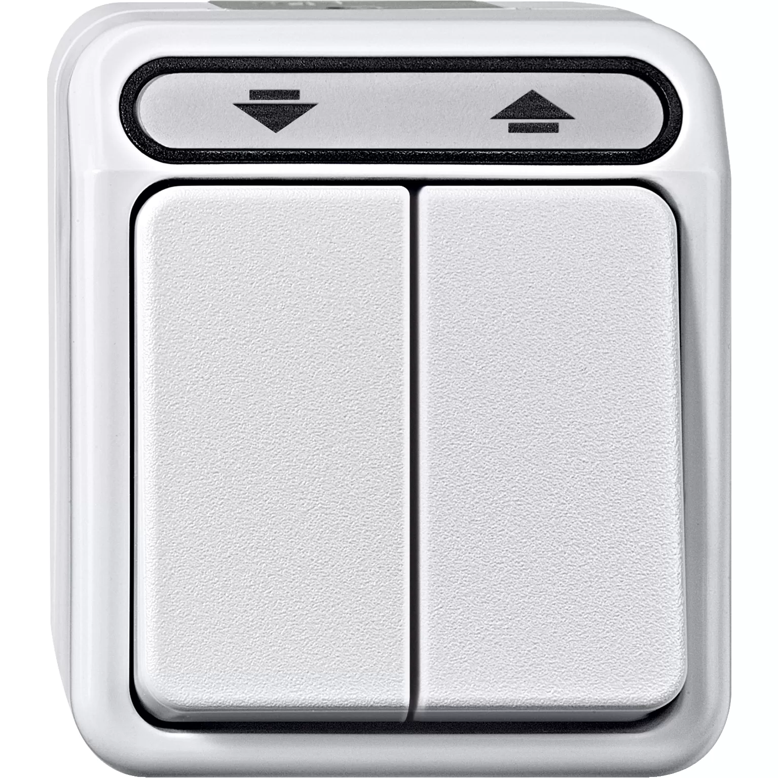 Merten Rollladentaster, 1-polig, polarweiß, AQUASTAR MEG3755-8019