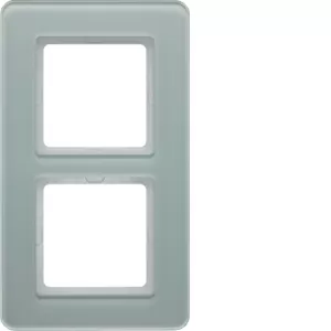 Berker Rahmen 2fach Q.7 Glas pw 10126079