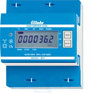 Eltako RS485-Bus-Funk-Wandler-Drehstromzähler mit Display, MID 28305712
