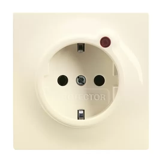 Busch-Jaeger 2310 EUGL/VA-72-11 | Busch-Protector® SCHUKO® Steckdosen-Einsatz mit Überspannungsschutz