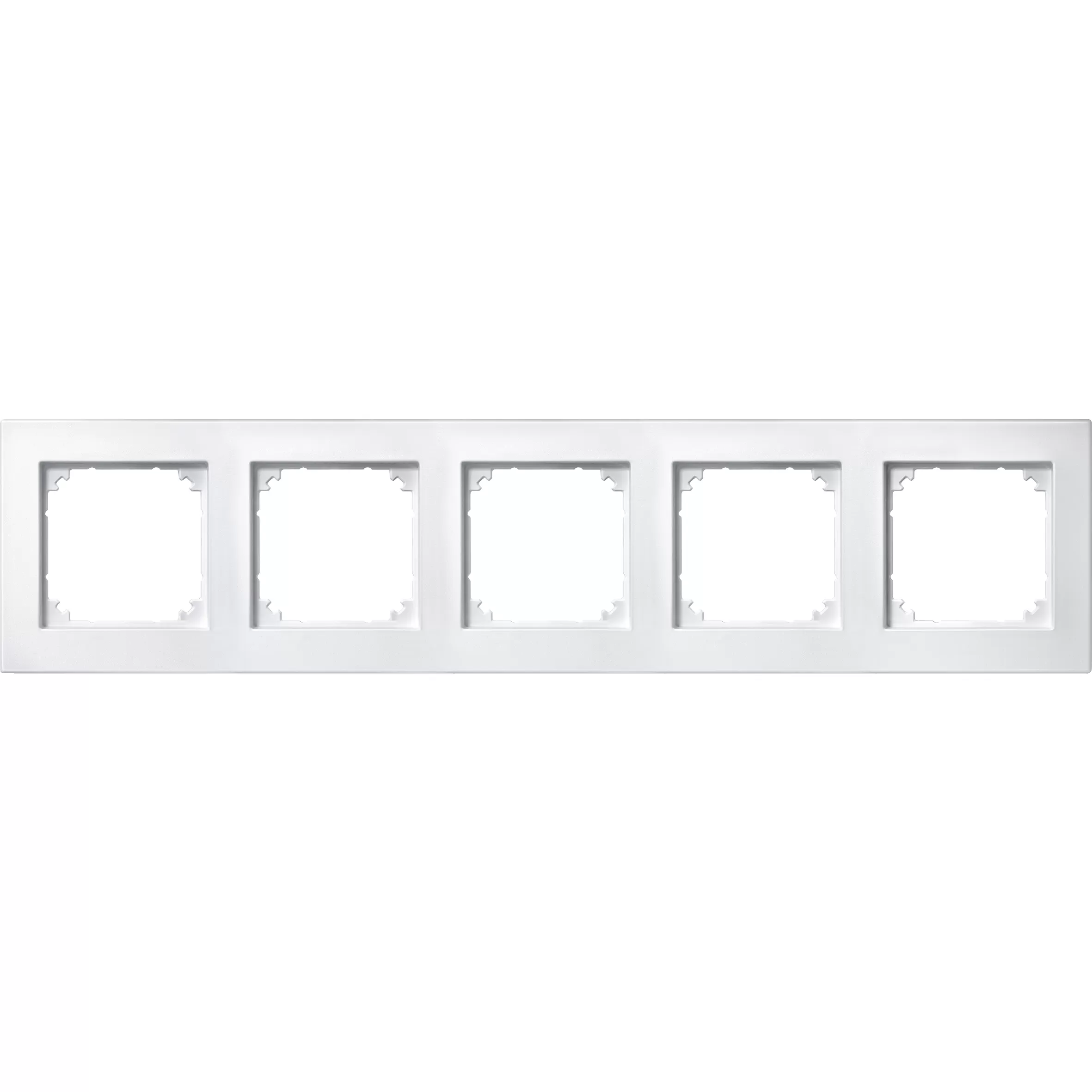 Merten M-PLAN-Rahmen, 5fach, polarweiß 486519