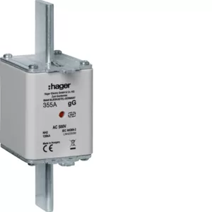 Hager NH-Sicherung NH2 gG 500V 355A K-Melder LNH2355M