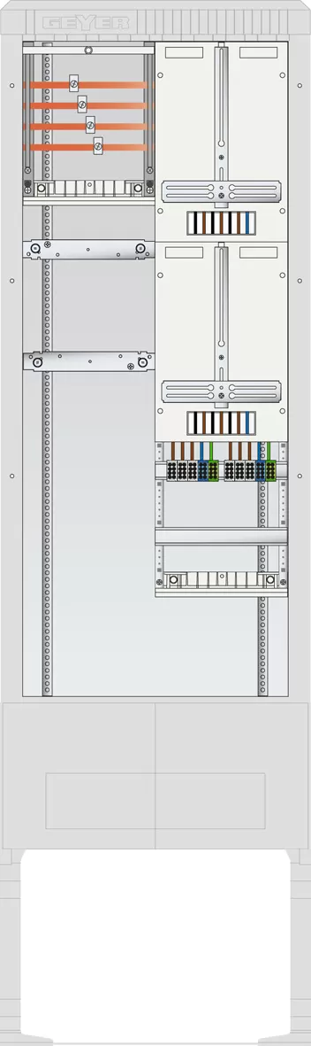 ABN Zähleranschlusssäule 2 ZP, 4pol SZ205ZZ2400