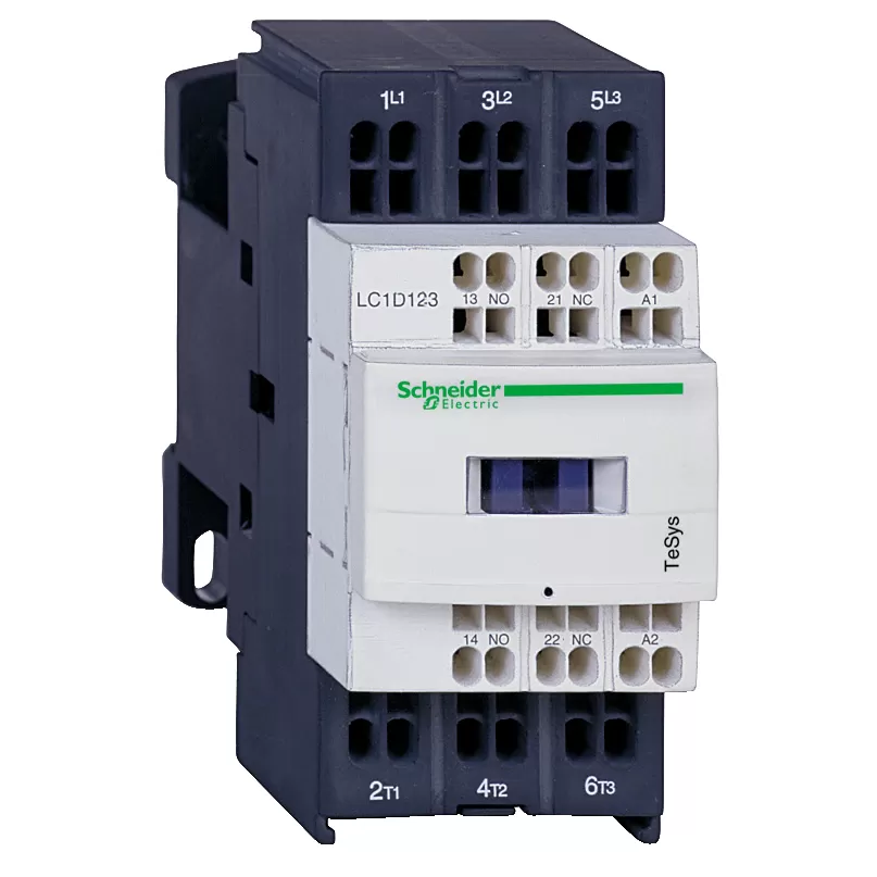 Schneider Electric Leistungsschütz LC1D 3p, +1S+1Ö, 15 kW, 32 A, 400 V AC3, Spule 24 V DC LC1D323BD