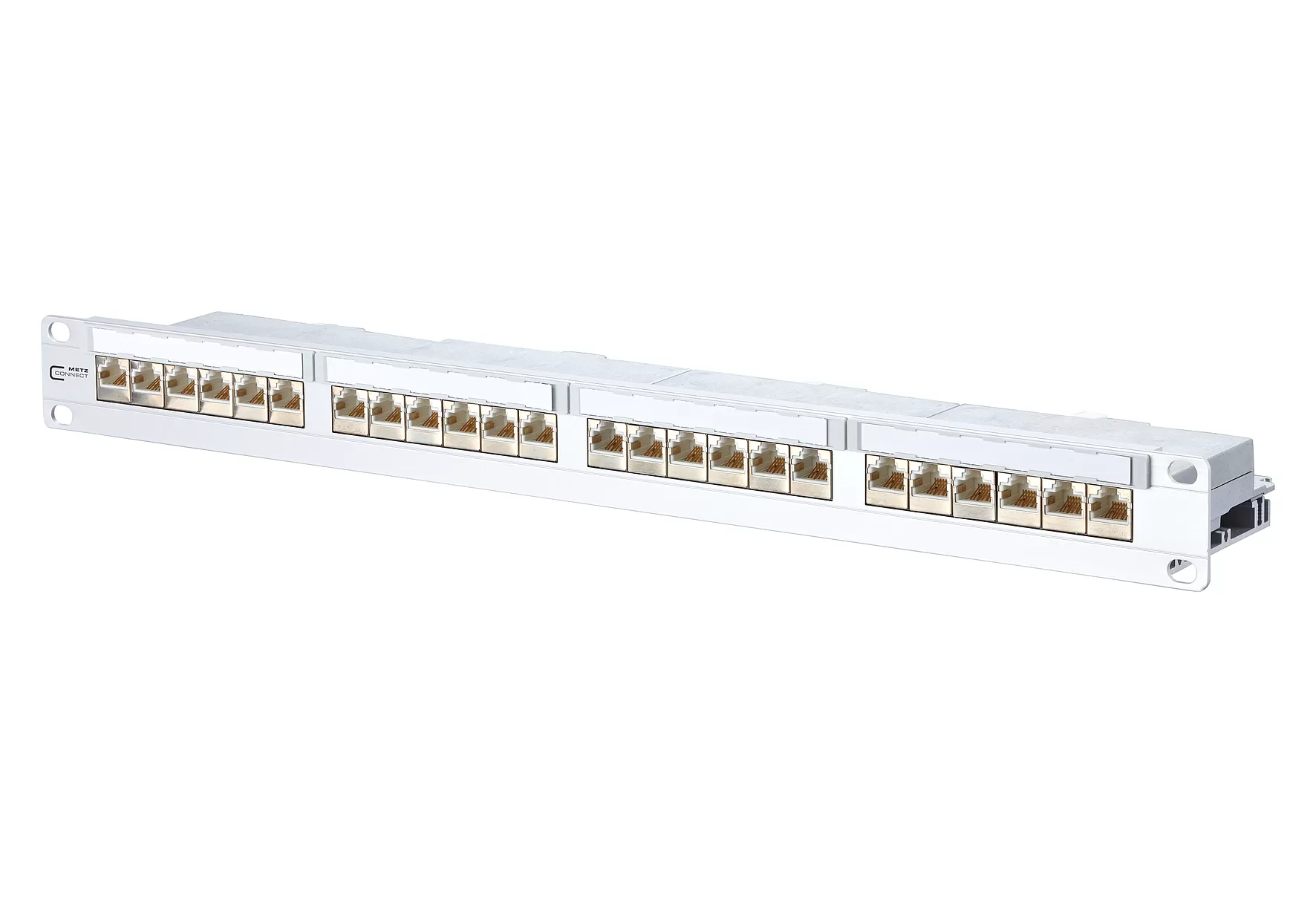 Metz Connect E-DAT C6 24x8(8) 1HE modular LSA Cat.6 Patchfeld 130856-E