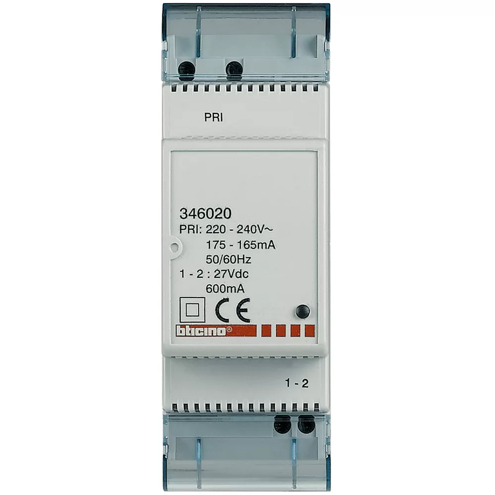 Legrand Zusatznetzgerät 27&nbsp;V DC - 600 mA zur Versorgung von Haus- oder Türstationen 346020