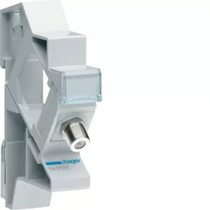 Hager Koax Modul F/F für Hutschienenmontage TN010S