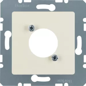 Berker Zentralplatte für XLR-D-Serie weiß glän 141202