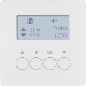 Berker KNX-Funk Jalou-Uhr quickl Q.1/Q.3 pw 85745129