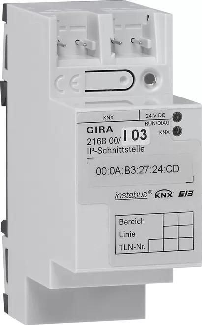 Gira IP-Schnittst. KNX REG 216800