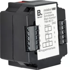 Berker Universalschnittstelle 8f Komf UP KNX sw 75648001