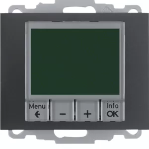 Berker Temperaturregler 1S m Z-St Zgs K.1 anthr 20447106