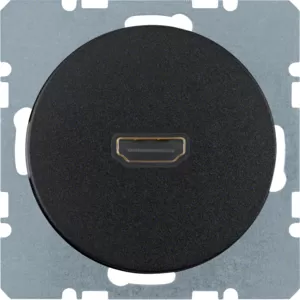 Berker HDMI Steckdose m 90° Stcka. R.1/R.3 sw 3315432045
