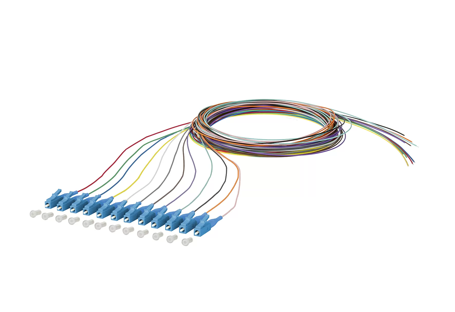 Metz Connect OpDAT Pigtail LC-UPC, OS2, 12 Farben 150Q1JO0020E