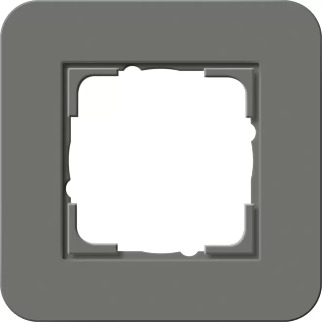 Gira Abdeckrahmen 1f Gira E3 Dklgrau/Anthrazit 0211423