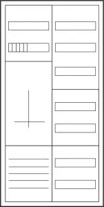 Eaton Zähler-Komplettschrank für 3-Punktbefestigung, ohne Bestückung 193708