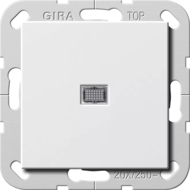 Gira Wippschalter BS 20 AX Aus 2-p Kontroll System 55 Reinweiß 283403