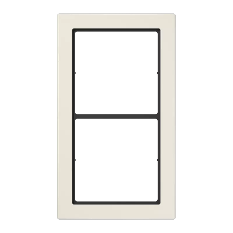Jung Rahmen, 2-fach, FLAT DESIGN, weiß FD982W