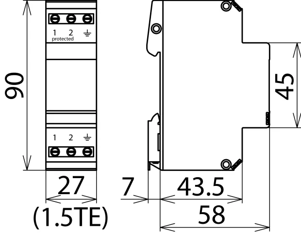 Dehn Kombiableiter BLITZDUCTOR VT für Gleichspannungsversorgungen 918409