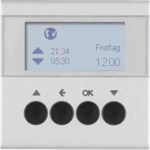 Berker Jalousie-Schaltuhr B.7 alu matt 85741183