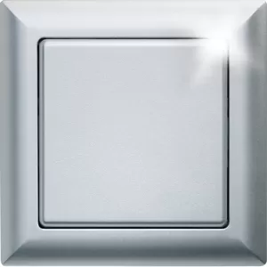 Eltako Funktaster aluminium lackiert, batterie- und leitungslos. Mit Wippe und Doppelwippe 30000591